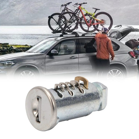 4 Pack Lock Cores Replacement For Thule Rack Core Key Cylinder near SUV with bikes on roof rack by lake