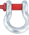 Two Pack 1 Inch D Ring Shackles Heavy Duty Bow Shackles With Screw Pin Eight And A Half Ton Working Load Limit Tow Shackles