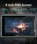 Heavy Duty 8 Inch Windows 11 Pro Rugged Tablet Packed With Honeywell Barcode Scanner For Blazing Fast WMS And Retail Inventory Tracking Featuring 8GB Ram Plus 128GB Storage Built Like A Tank For Any Job, showcasing 8 inch FHD screen and display features.
