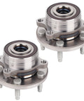 2 Pack Front And Rear Wheel Hub And Bearing Assembly 512460 Compatible With Ford Explorer 2011 To 2019 And Police Interceptor Utility 2013 To 2018