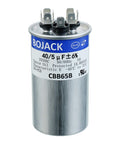 40 Plus 5uF 370V CBB65 Dual Run Capacitor For AC Motor, Fan And Condenser Start, Circular Style With Three Terminals Herm H