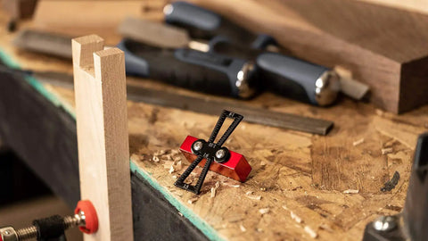 Woodworking Dovetail Tool With Precision Marker And 1:5, 1:6, 1:8 And 1:10 Slopes, Extra Large Body, Ergonomic Design For Pros And DIYers