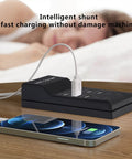50W 10 Port USB Charging Station With 6 USB A Ports And 4 USB C Ports All In One Fast Charger for iPhone charging on table
