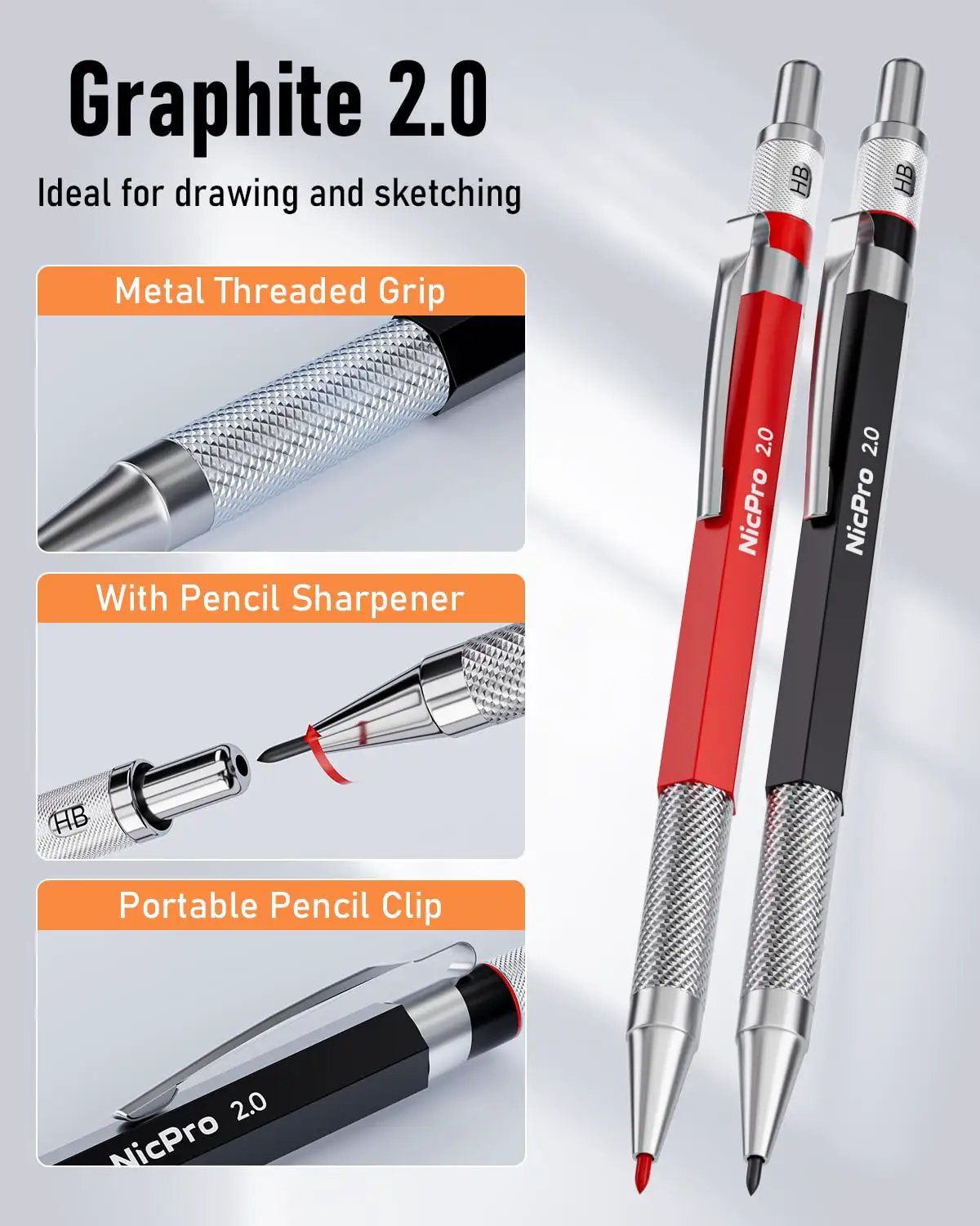 Workhorse Carpenter Pencil Set With Case | 11 Pack ✓