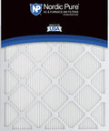 16x16x1 Tru Mini Pleat MERV 8 Furnace Air Filter For AC Units 15.75 X 15.75 X 0.75 Actual Size front view with packaging