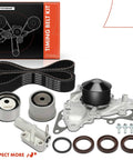 Beefed Up Timing Belt Kit With Water Pump For Mitsubishi Diamante 2000 To 2003 V6 3.5L Eclipse 2006 To 2012 V6 3.8L