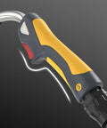 Top Tier 250A MIG Welding Gun Torch With Long 15 Ft Cable And Easy Install For Miller Machines Like The M-25, close-up of ergonomic handle.
