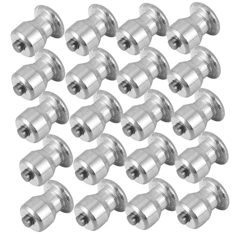 Killer Winter Tire Studs For Cars Trucks And Motorcycles Tungsten Steel Spikes, two packs of fifty durable studs.
