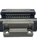 New HSR35LB Linear Guide Block Bearings Rails Carriage for CNC Machines and 3D Printers, stainless steel, top view