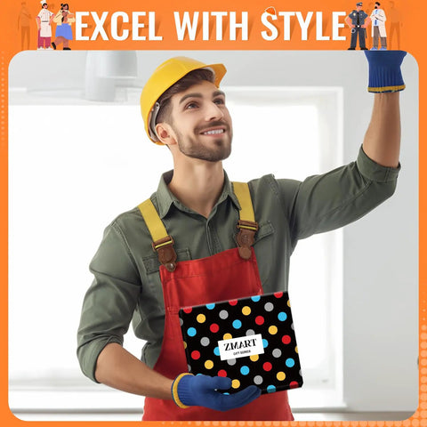 Engineer Socks Gift For Men With Mechanical And Electrical Symbols Such As Gears Pencils Rulers And Hard Hats Accompanied By A Funny Motto Dont Make Me Use My Engineer Voice For Students And Pros male model in hard hat holding gift box