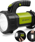 Rechargeable Camping Lantern With 800LM LED Spotlight And Flashlight, 3600mAh Battery, 4 In 1 Emergency Light, Strap Included