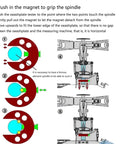 Diagram of Helicopter Leveler And Swashplate Crossplate Corrector Tool for aligning swashplates on heli models 380-700.