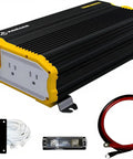 Beast Mode 1500 Watt Power Inverter 12V To 110V Modified Sine Wave Car Converter with remote and installation kit.