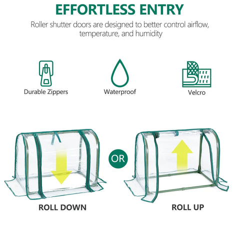 Compact Indoor Tabletop Greenhouse With Humidity Dome For Easy Germination And Seedling Propagation, Space Saving 23 By 12 By 16.5 Inches, Perfect For 10x20 Trays And Heating Mats, Great Startup Garden Gear For Home Growers