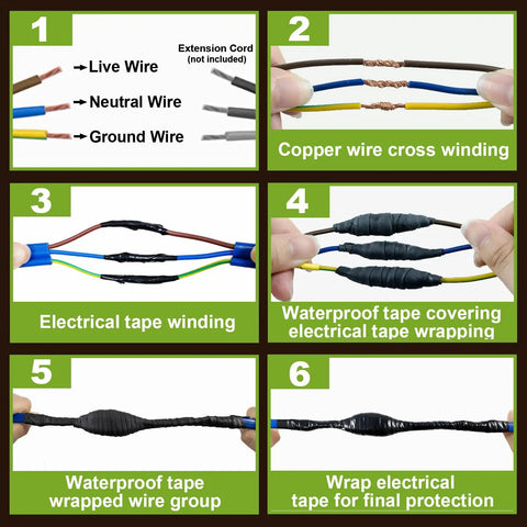 Step-by-step electrical wire connection and protection guide for 4 Inch Deep Well Submersible Pump With 10 Ft Cable 0.5 HP 115V 28 GPM 179 Ft Head Stainless Steel Borehole Water Pump For Home Farm And Light Industrial Use Workhorse