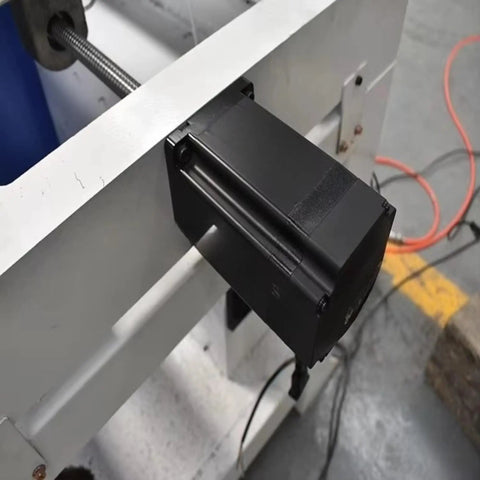 Close-up of motor component on 3 Axis Wood CNC Router Machine 4x8 Foot Working Area With Ultra Precise Engraving, Cutting, Carving