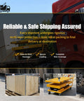2600 lbs Heavy Duty Electric Scissor Lift Table With Smooth Hydraulic Operation And Quick Tilt Adjustments For The Daily Shop Grind And No Sweat Ev Part Moves on delivery truck.
