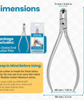 Pro Grade Distal End Cutter Pliers For Braces Wire Trim Hold And Cut Hard And Soft Arch Wires Safely Tungsten Carbide Inserts