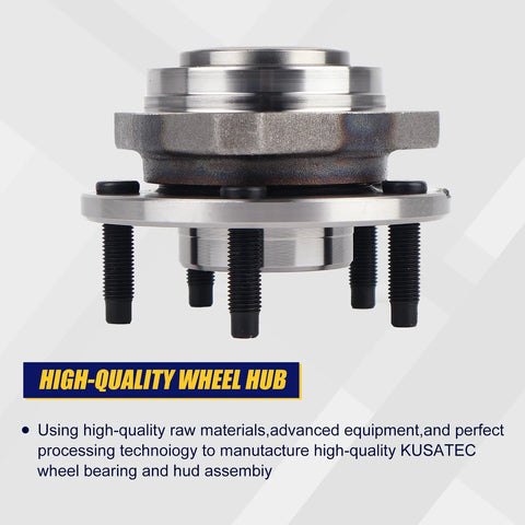 Front Wheel Bearing And Hub Assembly 513215 For Malibu 2004 2007 And Pontiac G6 2005 2007 Front Non ABS, 5 Lug, OE Replacement Wheel Hub Kit