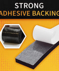 2 Inch Wide Pipe Insulation Wrap 32.8 Ft Outdoor Foam And Foil Self Adhesive Tape showing strong adhesive backing