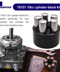 70331 10cc Block Kit For 10A Series Pumps Beefy Heavy Duty Hydraulic Block Kit Built For Rugged Equipment And Tough Workloads Keeps Your Machine Running Smooth And Extends Life. black 10cc cylinder block kit