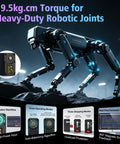 19.5KG Serial Bus Servo Motor And 12V Programmable Smart Actuator featuring heavy-duty robotic joints in action.