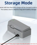 Neo 2 Drone Battery Charger Hub With Fast Charge Station 5 Volt 3 Amp Input laid flat in storage mode