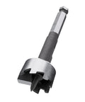 Self-Feed Drill Bit 3-Inch, 2-Cutter Wood Boring Bit For Pro-Grade Carpentry, Aggressive Feed Screw Thread shown from side view