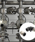 Check Out This Epic 6pc Set Of 3/8 Inch Pneumatic Air Hose Quick Release Fittings Featuring Straight And Elbow Connectors For Easy Push To Install Plus Repair Tasks Done Real Fast Without Leaks. 3/8-inch black elbow and straight pneumatic fittings for air hose repair