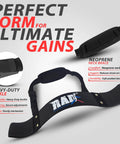 Arm Blaster For Biceps And Triceps, 24 Inch Curl Brace with neoprene padding and aluminum support, featuring brass rivets