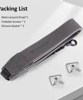 DJI Remote Controller Lanyard Dual Leather Neck Strap For RC Pro RC Plus RC 2 Mini 4 Pro Mini 3 Mavic 3 Air 3S And DJI Flip Compatible Accessories Soft PU Leather Comfort All Day Wear with screws and gasket