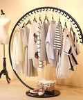 Industrial Style Heavy Duty Coat Rack For Home And Store Display Freestanding Clothing Rack With Nano Coated Glossy Finish