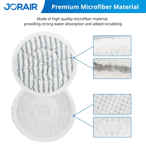Close-up of textured microfiber Replacement Steam Mop Pads For Shark S7000AMZ S7001 S7001TGT S7000 Series with detailed material view