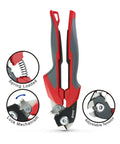 7 Inch Wire Rope Cutter For Railing And Cable Installations with induction hardened blades, showing spring and lock features.