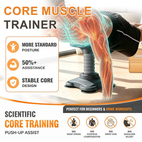 Push Up Assist Trainer For Beginners With Waist And Core Support Reduces Body Weight Load Pocket Friendly Home Workout Gear