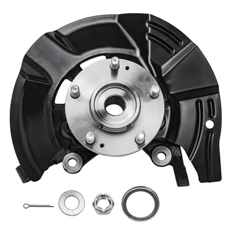 Front Right Steering Knuckle And Wheel Hub Bearing Assembly For 2011 2012 2013 Hyundai Sonata 2.0L Replacement Kit Passenger Side OEM