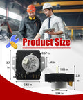 Dryer Timer Replacement Part W10185975 WPW10185975 Compatible With WGD4700YQ1 WGD4890XQ0 WGD4890XQ1 1481702 AP60, 2.82 in size
