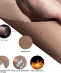 Close-up of brown PTFE Teflon sheet showing flexibility, waterproof, and heat resistance features, for 3 Pack PTFE Teflon Sheets For Heat Press Non Stick Transfer 16 X 20 Inches Reusable Heat Resistant Craft Mats Protect Surfaces Up To 600 Degrees Fahrenheit Wipe Clean Durable Easy To Use.