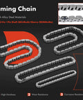 17 Piece Engine Timing Chain Kit With Tensioner And Guide For Ford Explorer Ranger Mazda B4000 Mercury Mountaineer 4.0L SOHC V6 on display