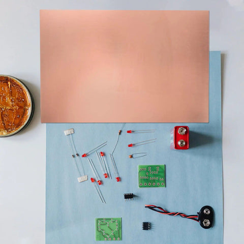 Single Sided Copper Clad PCB Laminate 1.4mm Thick Copper Plated Universal Circuit Board For Etching And DIY Prototyping Kit