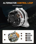 High Output 100 Amp 12V Alternator Replacement For 2010 2011 Toyota Camry 2.5L With 4 Groove Pulley CW Rotation OE References AL3367X