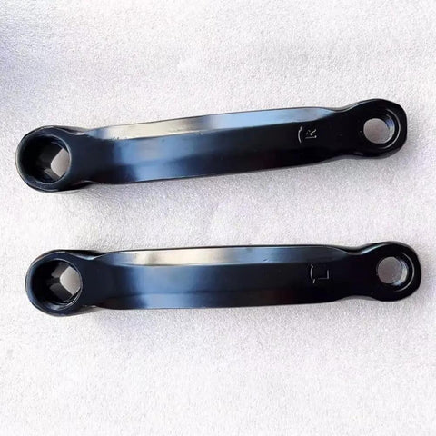 Left And Right Crank Set For Upright Stationary Bikes With 16x16mm Square Spindle Holes For Secure Alignment And High Torque Transfer