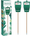 2 Pack Soil Moisture Meter For Plants Easy To Read Plant Water Meter For Home Gardeners And Plant Parents Accurate Soil Moisture Gauge With Clear Colorful Display For Quick Readings And Perfect Watering, 2 green meters with 7.7-inch probes