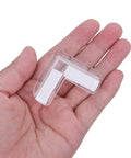 4 Pack Soft PVC Table Corner Protectors For Desks And Furniture Kid Safe Edge Guards Impact Resistant Corner Bumpers in hand