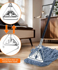 Damn Near Indestructible 60 Inch Heavy Duty Metal Mop Handles 2 Pack with foam grip and metal frame for tough cleaning.