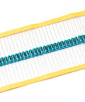 Blue metal-film axial resistors on tape; 50 pcs, 5.1kΩ, 1W, through-hole, RoHS.