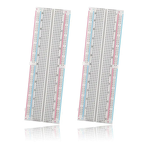 MB 102 Solderless Breadboard 830 Point Protoboard PCB Board For Arduino DIY Electronics 2 Pack Ideal For Prototyping And Learning