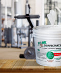 Gym Grade Disinfectant Wipes One Step Cleaner Sanitizer Deodorizer For Gyms Fitness Clubs Schools And Commercial Facilities 2 Buckets With 1600 Wipes Kills 99 Percent Bacteria No Bleach Or Alcohol Safe For Sensitive Skin bucket in gym setting