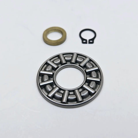 Heavy Duty Throwout Bearing Kit For 1970-1984 Big Twin 4-Speed With 14-Roller Wafer Bearing And Oil Slinger Pushrod End, close-up view