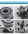 Five-Lug Wheel Hub Bearing Assembly With ABS For Toyota 86 GR86 Scion FR-S Subaru BRZ Crosstrek Forester Impreza Sport Legacy Outback WRX STI 09-21 Two-Piece Replacement Model 512401 details and components